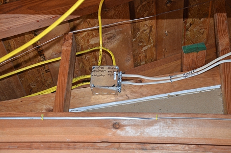 Wiring properly labelled